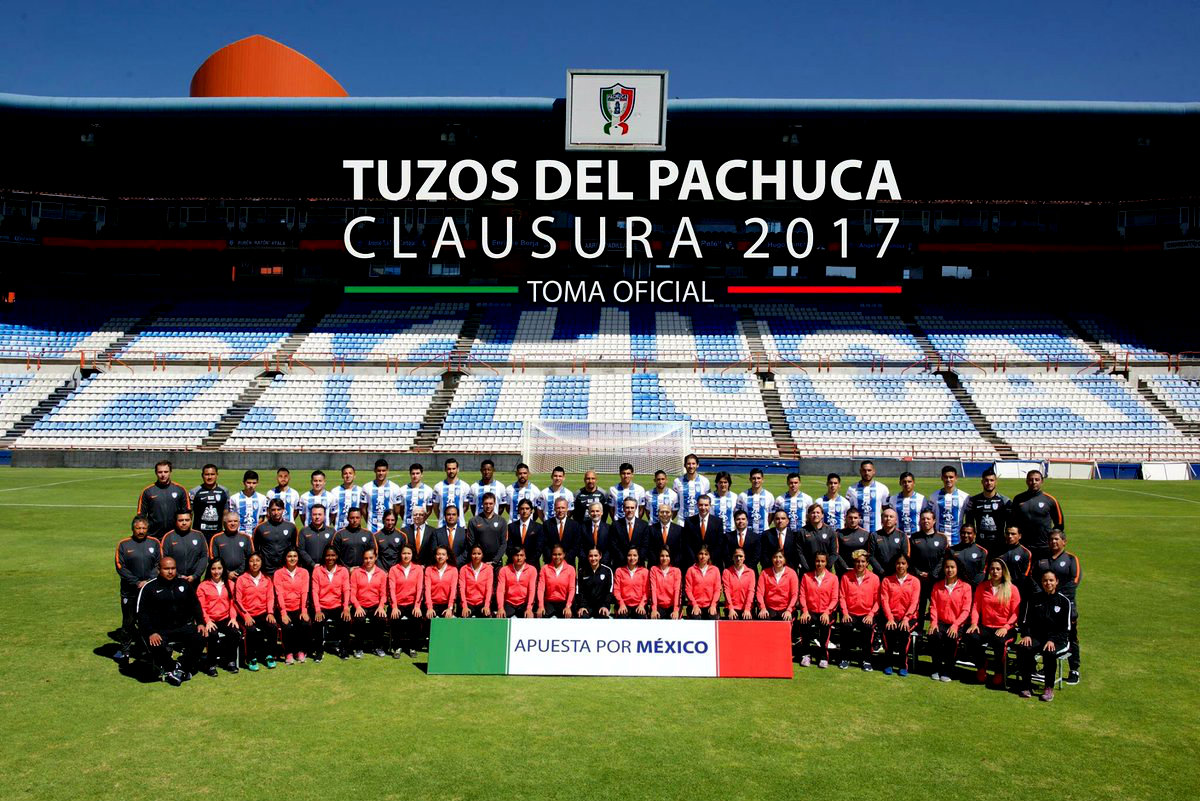 La foto oficial del Pachuca
