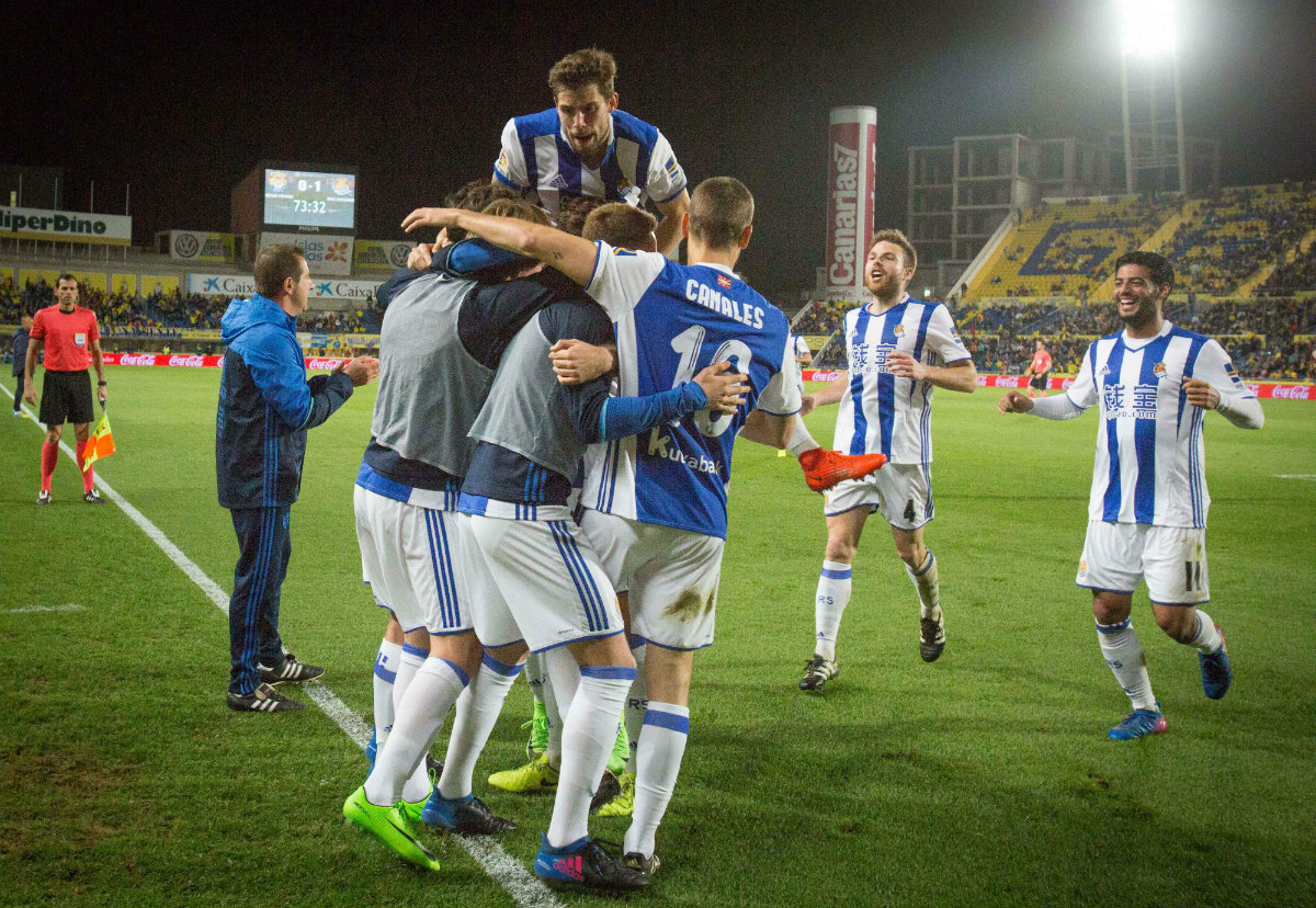 La Real Sociedad venció a Las Palmas