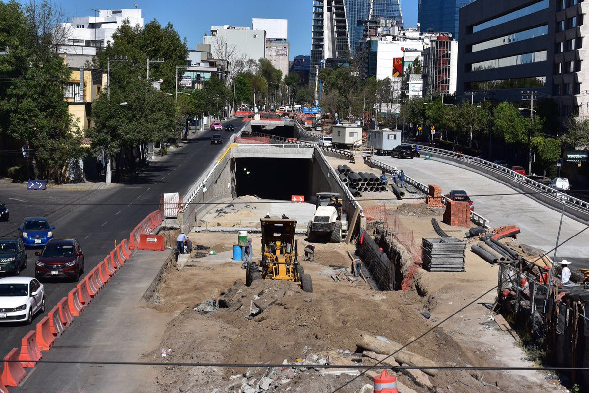 El Desnivel Mixcoac-Insurgentes ya cuenta con la conexión Circuito-Barranca del Muerto.