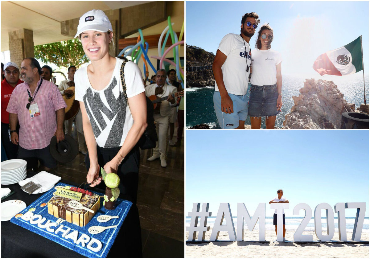 Genie Bouchard, Feliciano López, Andrea Petkovic y Rafael Nadal disfrutan de Acapulco