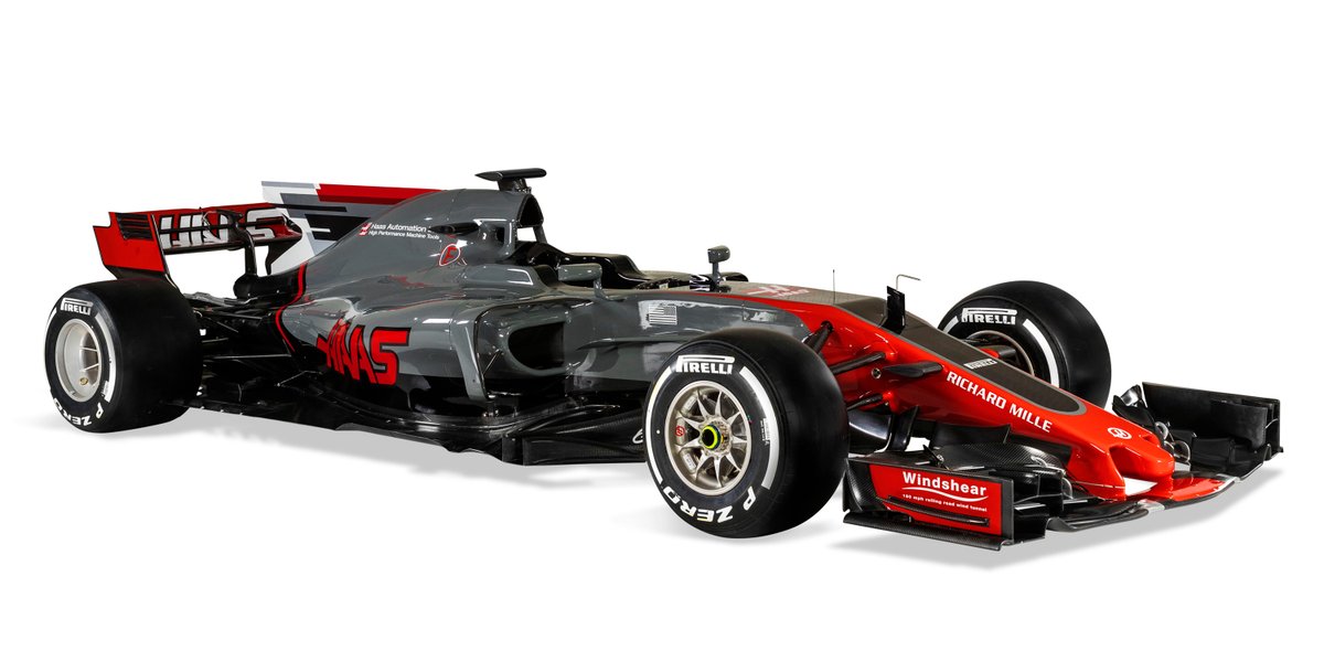 El VF-17, segundo bólido de Haas en la F1