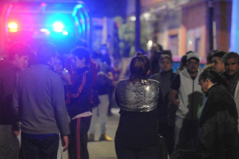 En el lugar había dos casquillos percutidos.