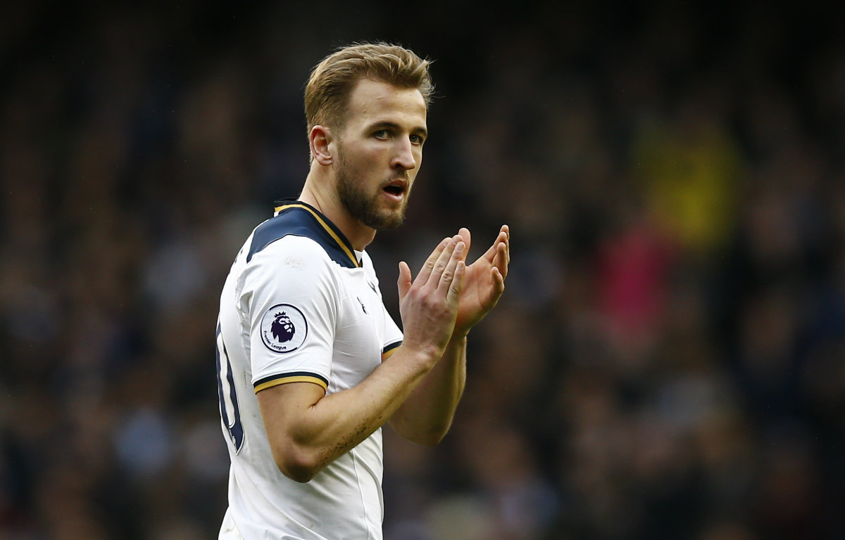 Harry Kane durante el partido contra Stoke City