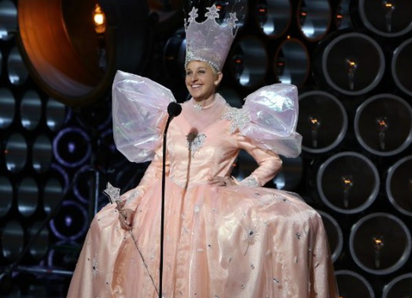 Con esta imagen, la conductora estadunidense Ellen DeGeneres deseó buena serte a su amigo Jimmy Kimmel.