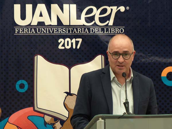 Javier Martínez, director general de Publicaciones de la UNAM.