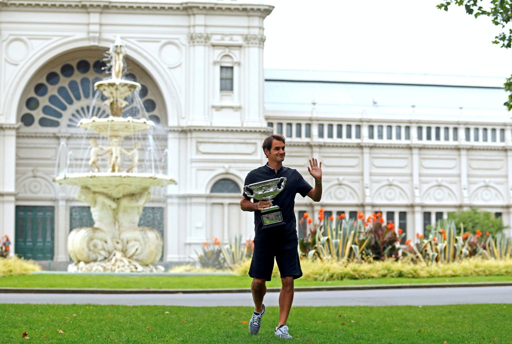 Roger Federer, tenista suizo 