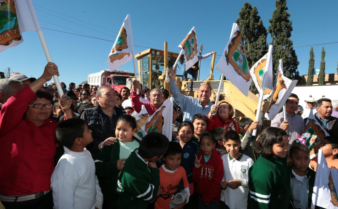 En Coahuila, continúa el programa de pavimentación.