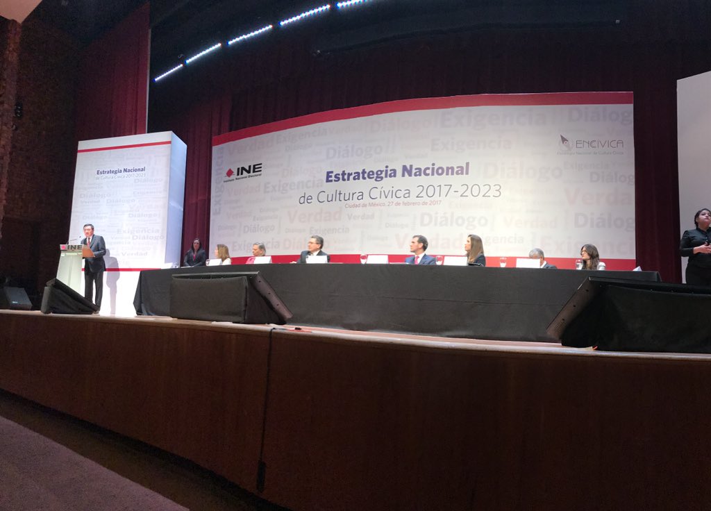 Presentación de la Estrategia Nacional de Cultura Cívica. 