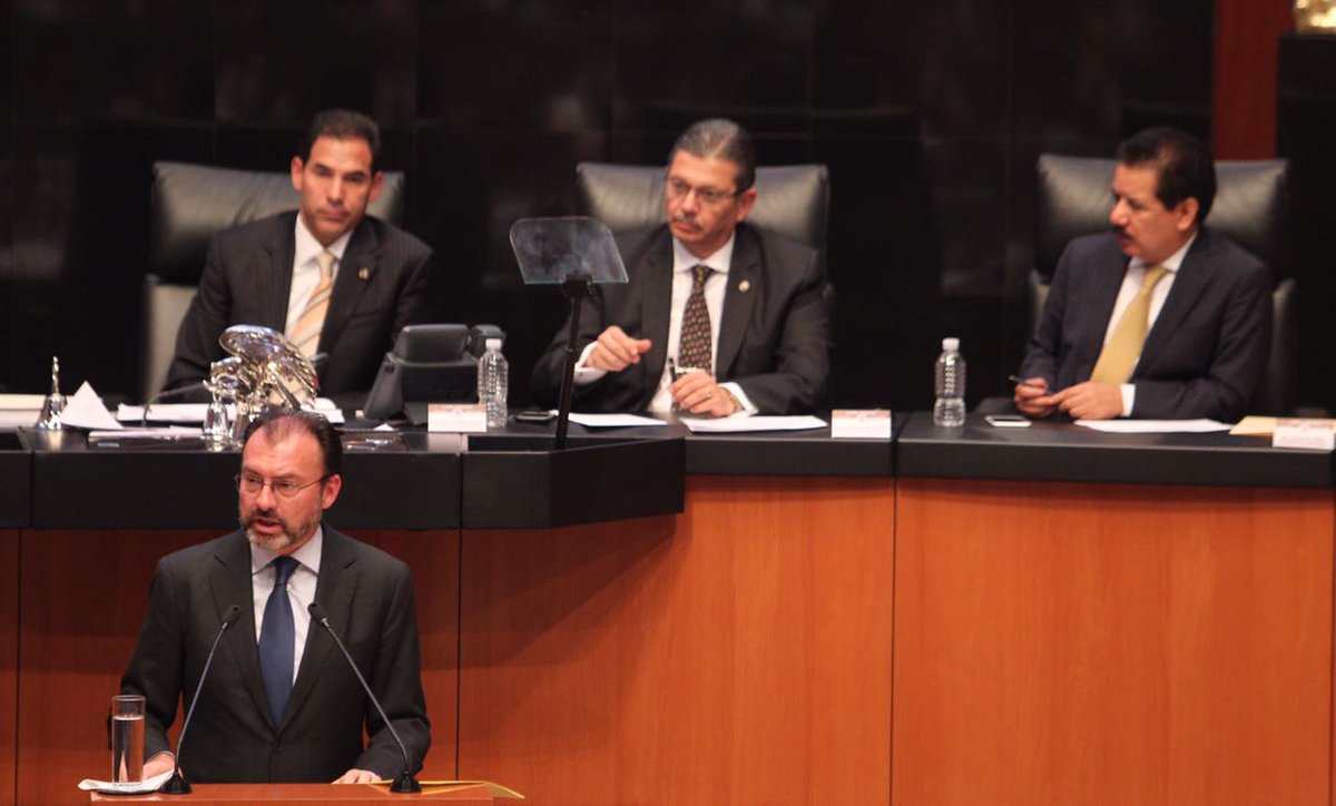 El canciller Luis Videgaray dijo que México no permitirá acciones unilaterales con el gobierno de Estados Unidos.