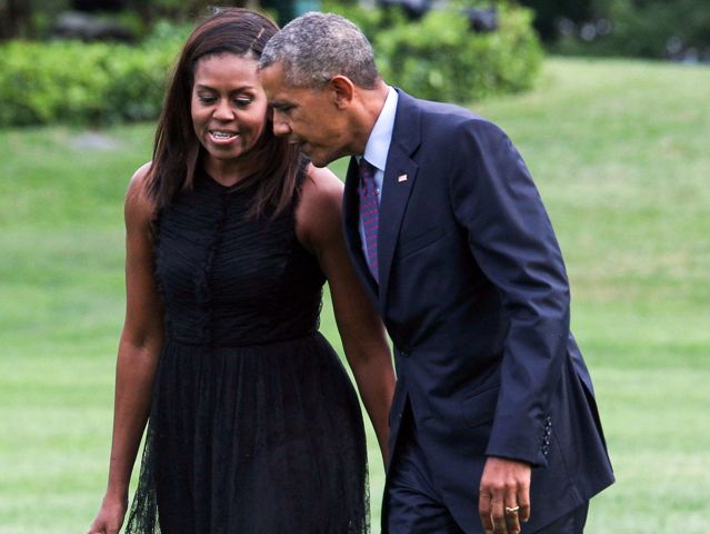 Michelle y Barack Obama.
