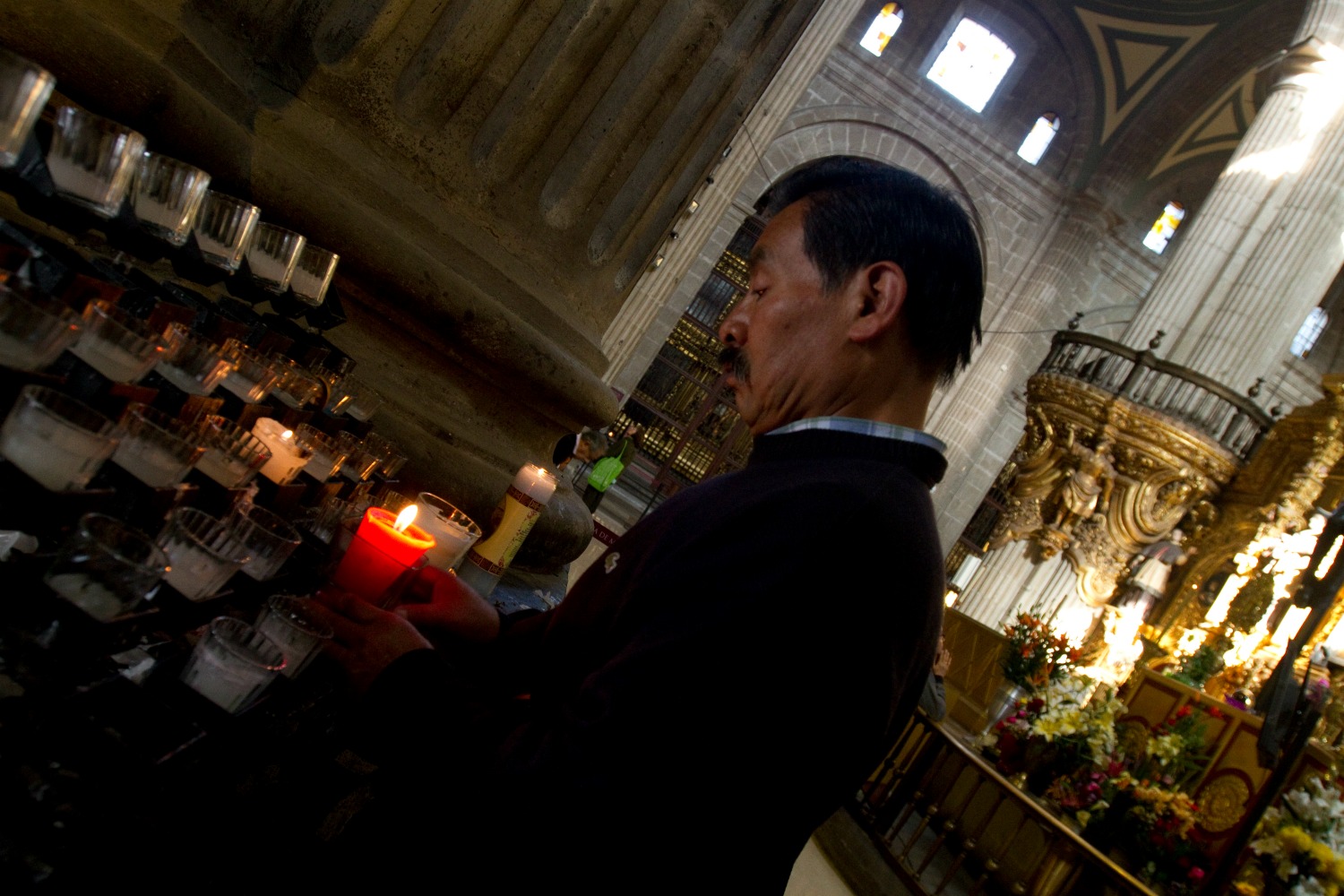 El cardenal Norberto Rivera Carrera ofició la homilía de esta mañana en la Catedral Metropolitana.