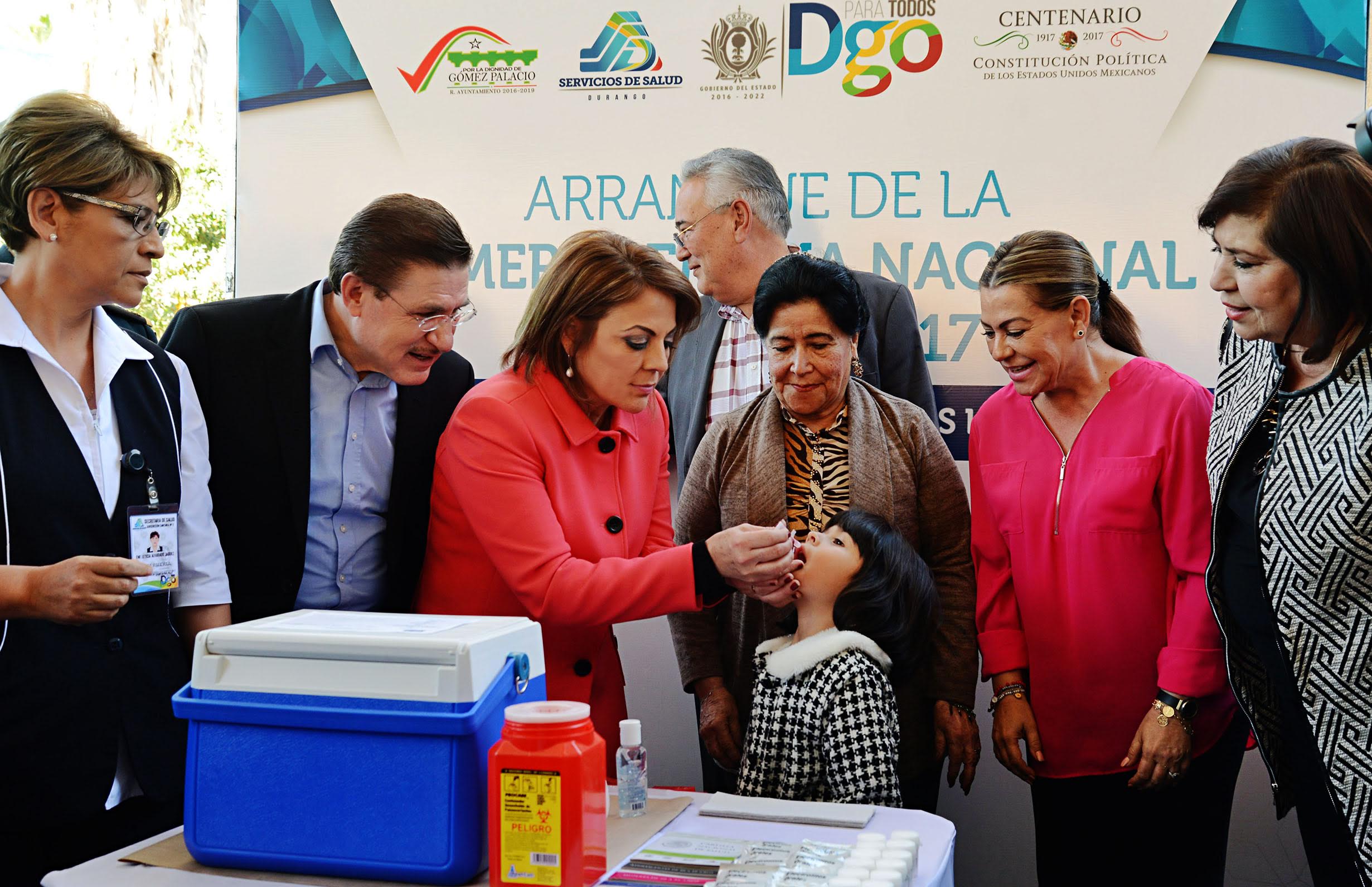 En Durango, se implementarán 1.5 millones de vacunas en la Primera Semana Nacional de Vacunación 2017.