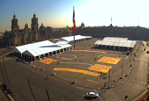 Una vez que el INAH apruebe el proyecto de rehabilitación del Zócalo, a la brevedad se empezarán los trabajos para concluirlos antes de las fiestas pa