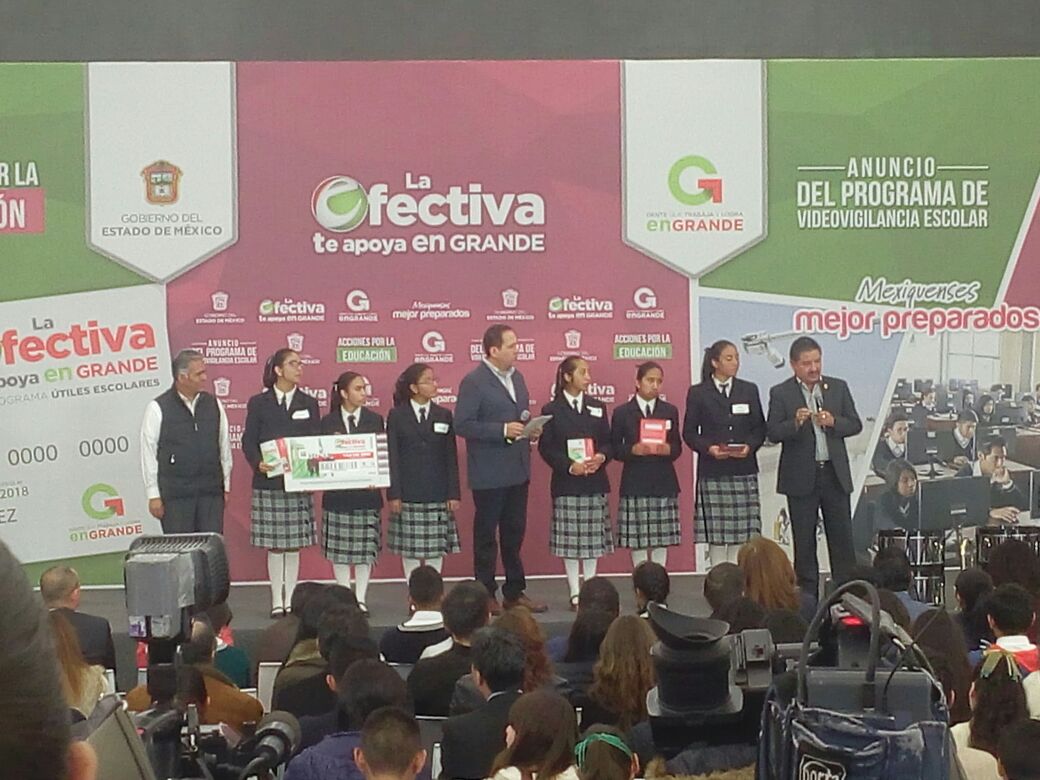 Inicia Programa de Videovigilancia en escuelas del Estado de México.