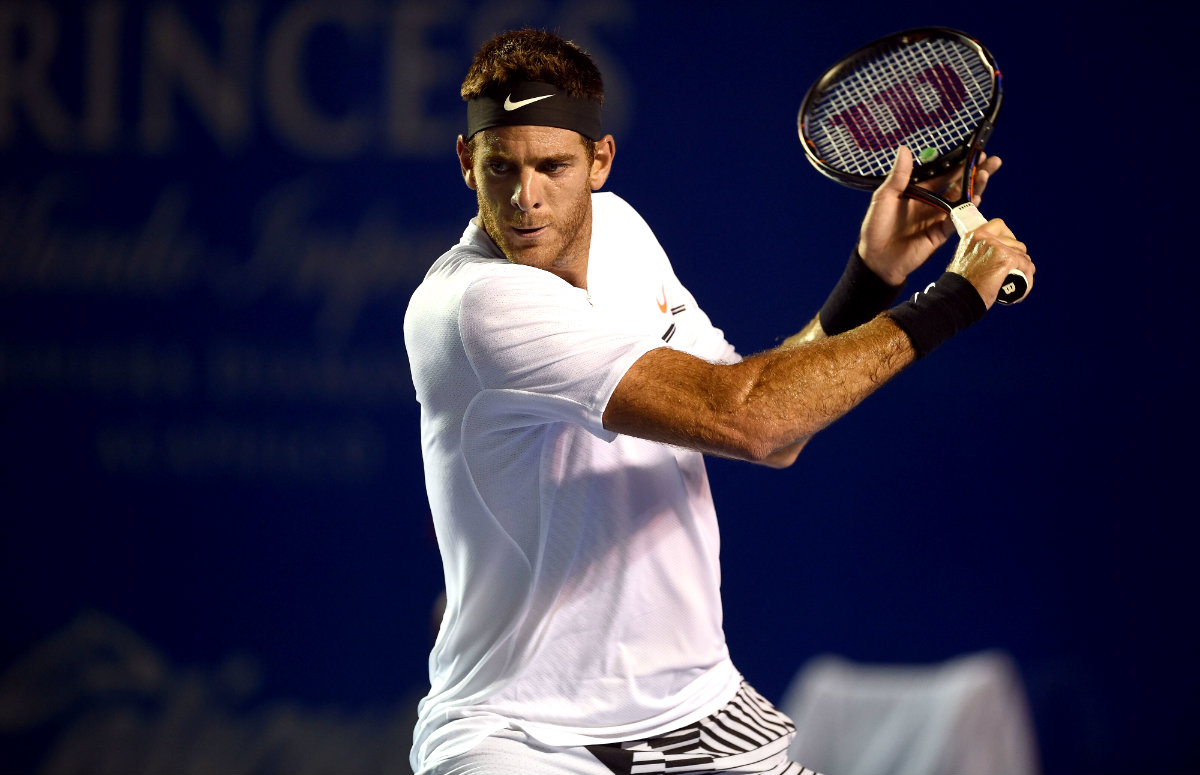 Juan Martín del Potro avanzó en Acapulco 