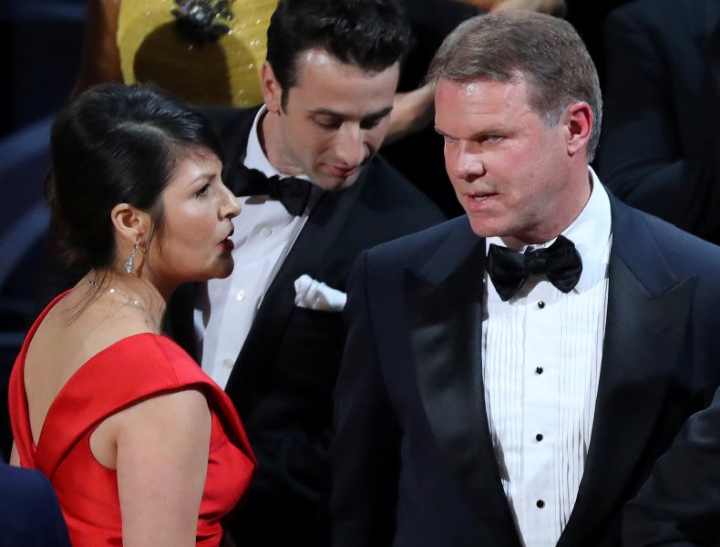 Responsables del error en la entrega número 89 de los Premios Oscar. 