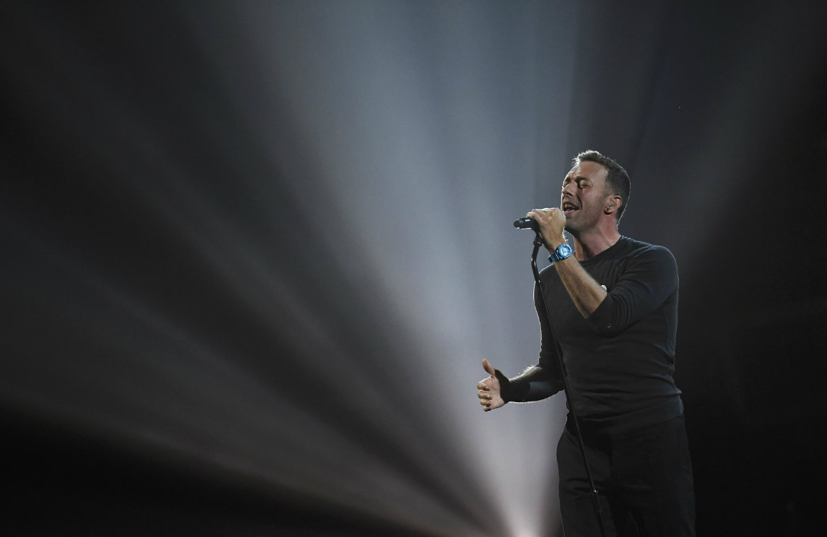 Chris Martin, vocalista de Coldplay