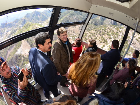 El secretario de Turismo federal, hizo un recorrido con el mandatario de Chihuahua, Javier Corral y la titular de Economía estatal, Alejandra de la Ve