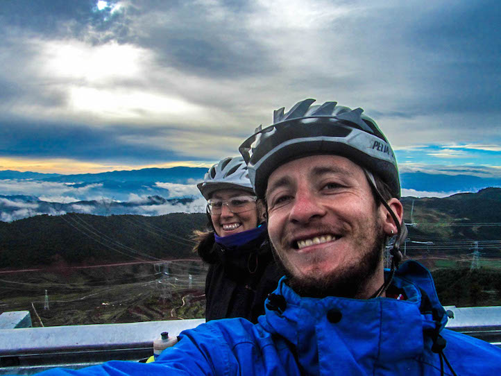 Los arquitectos toman una pausa para una 'selfie'.