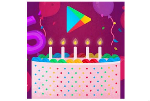Google Play Store celebra 5 años de existencia. 