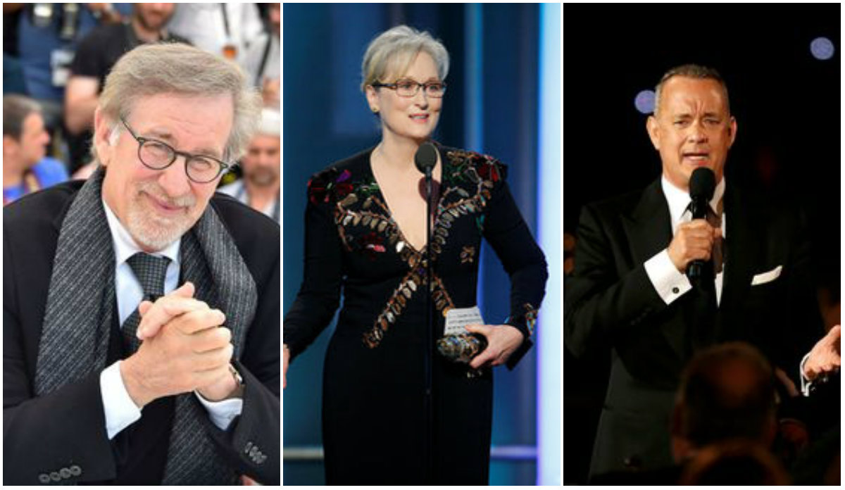 Spielberg dirigirá a Meryl Streep y Tom Hanks en filme sobre el Pentágono.