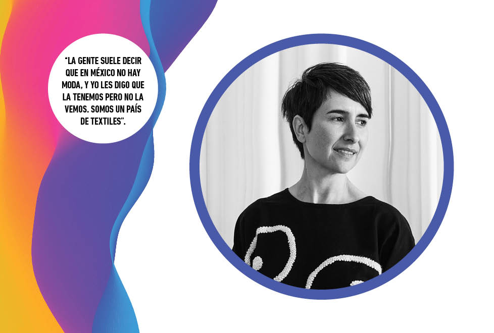 Carla Fernández, directora creativa de la marca de moda que lleva su nombre.