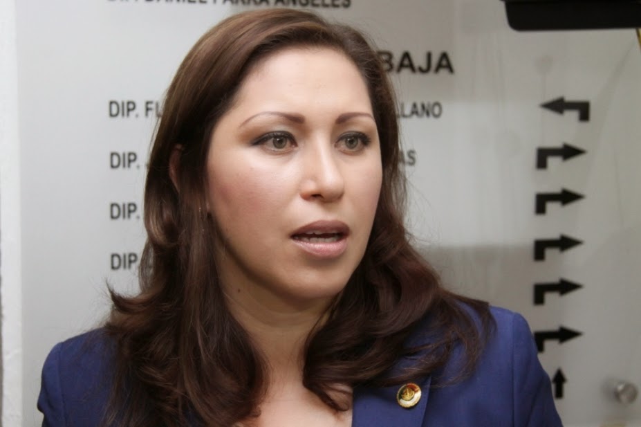 La ex diputada local.
