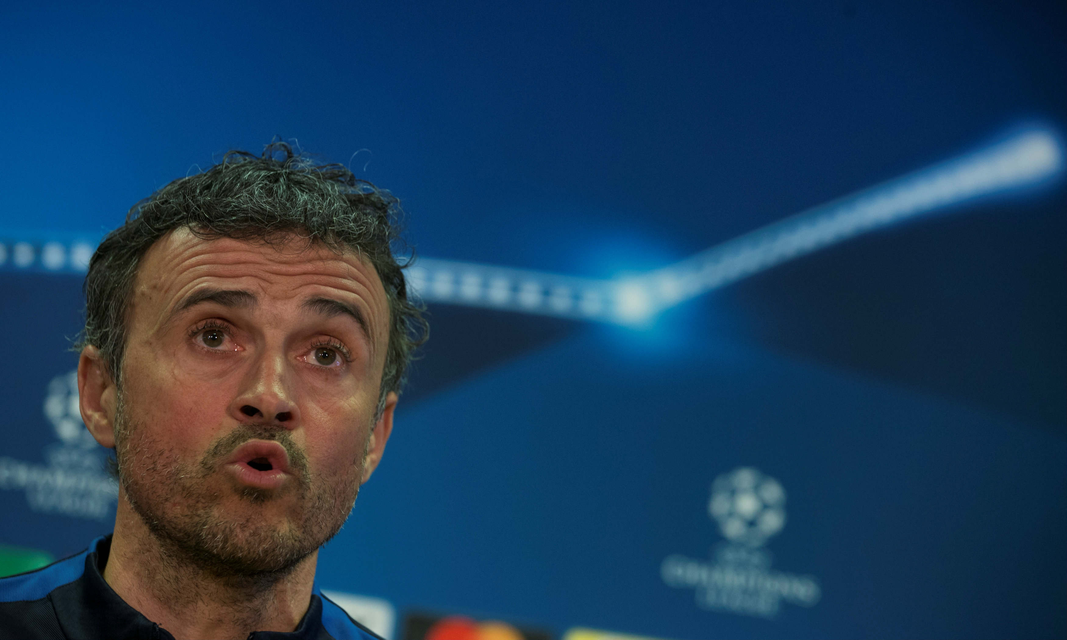 Luis Enrique en conferencia previo al partido de Champions League