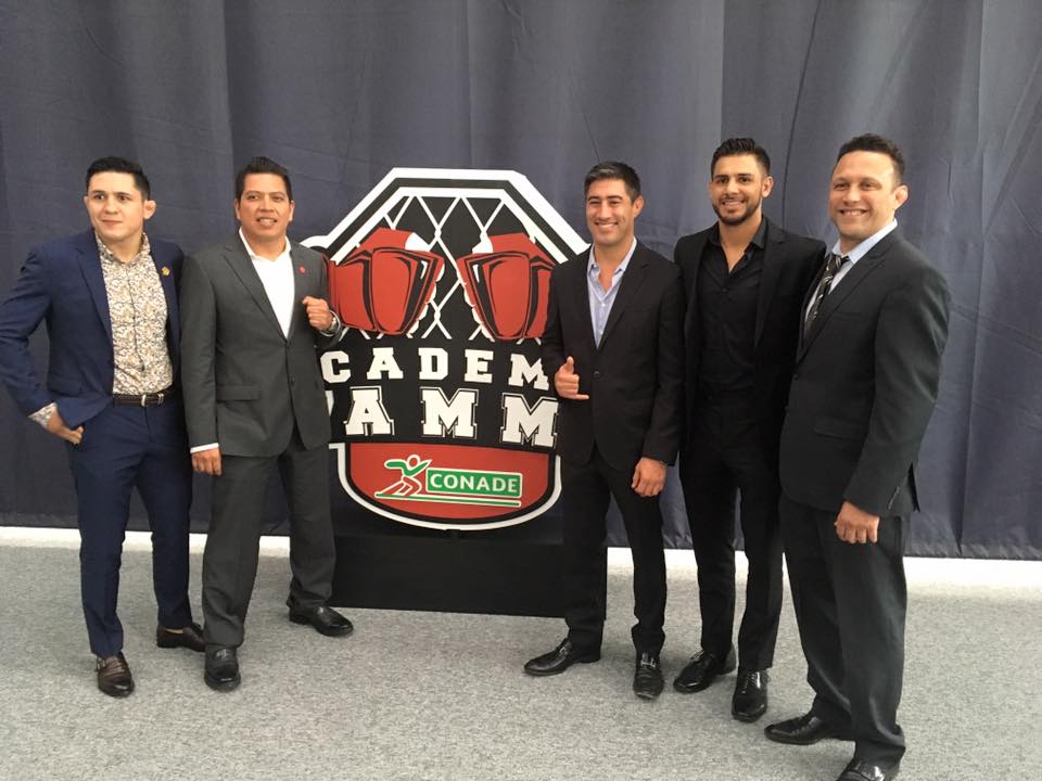 Erik Pérez, Raúl Salas, Mario Delgado, Yair Rodríguez y Renzo Gracie