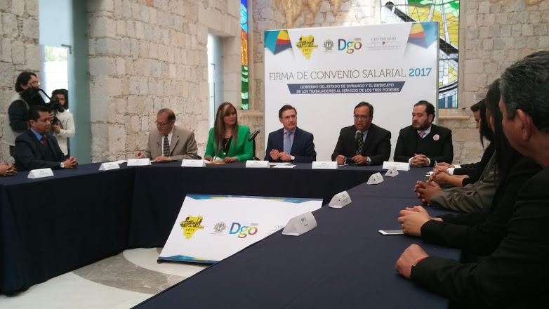 En Durango, se concretó un aumento del 5% directo al salario del Sindicato de los Tres Poderes.