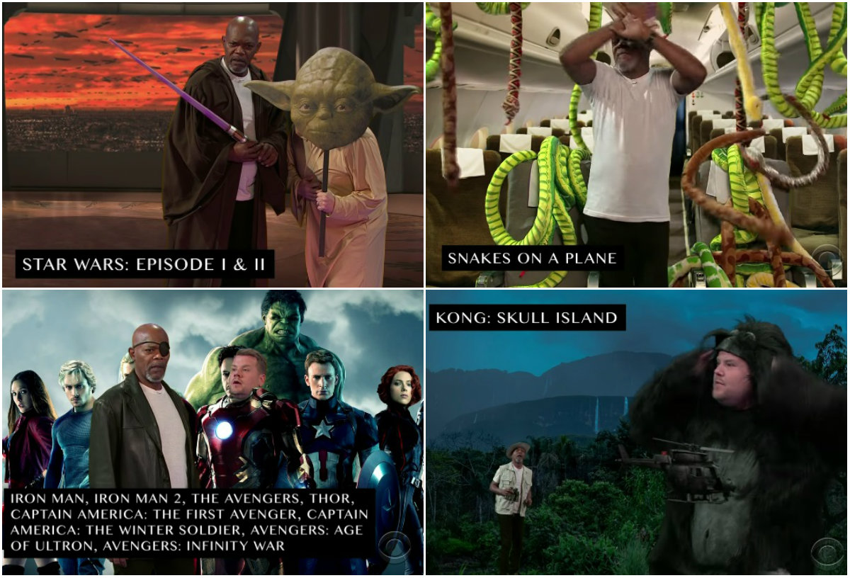 En 10 minutos, Samuel L. Jackson 'revive' sus personajes. 