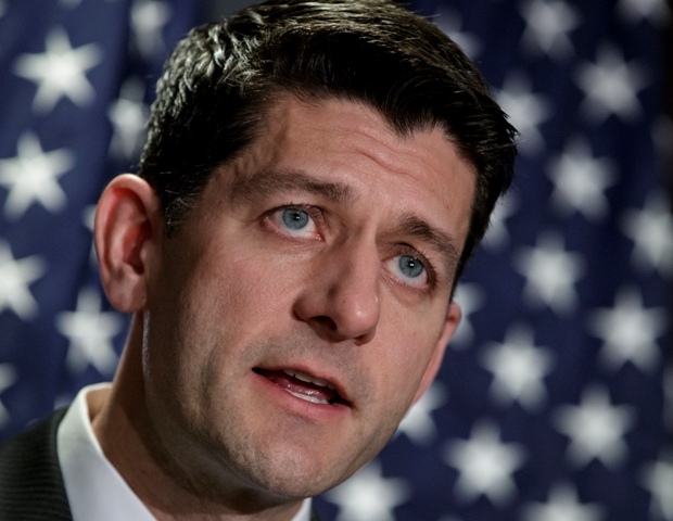 El republicano Paul Ryan, líder de la Cámara de Representantes.
