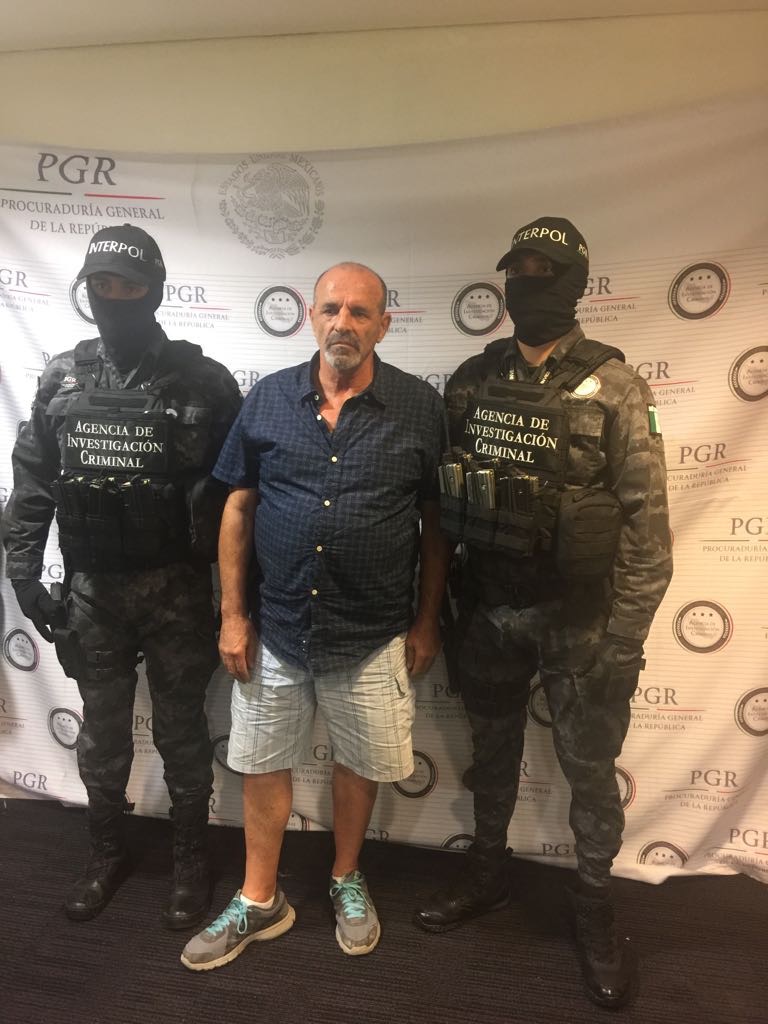 Giulio Perrone, de 64 años de edad, fue detenido en Ciudad Madero, Tamaulipas.
