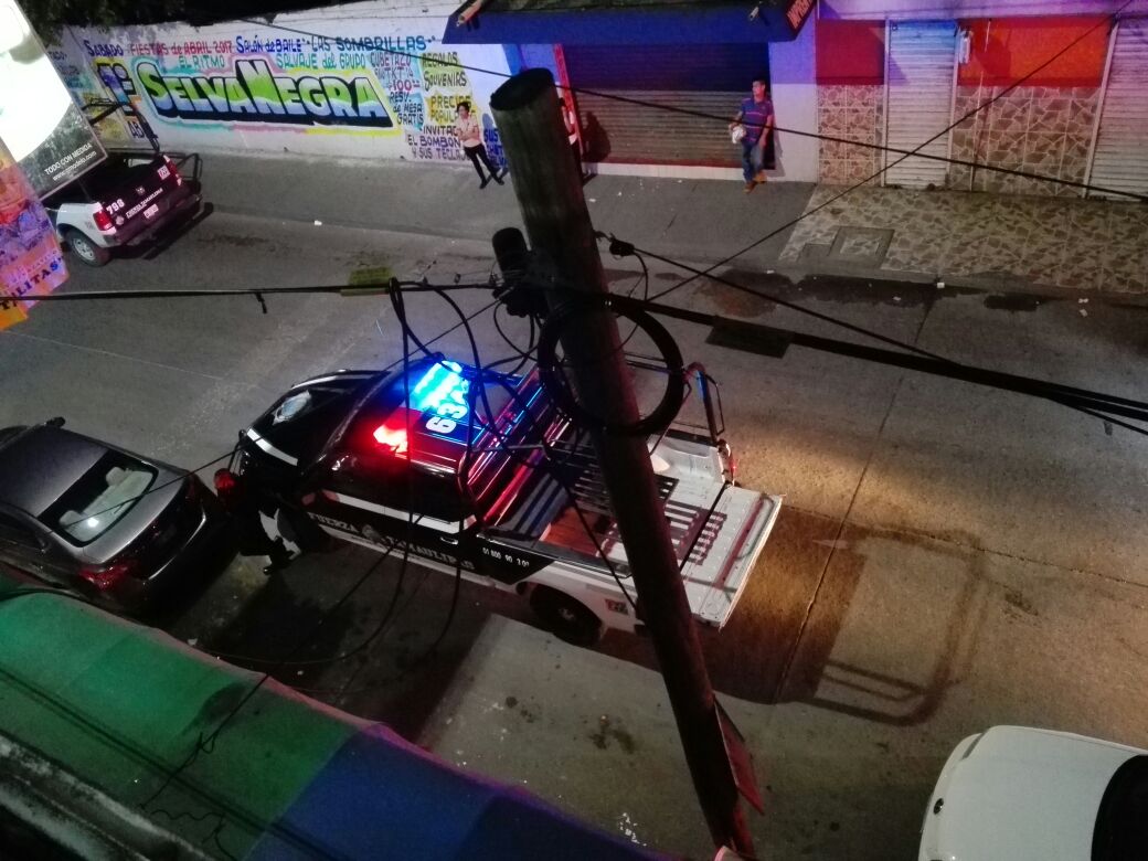 Operativo contra bares en Tampico.