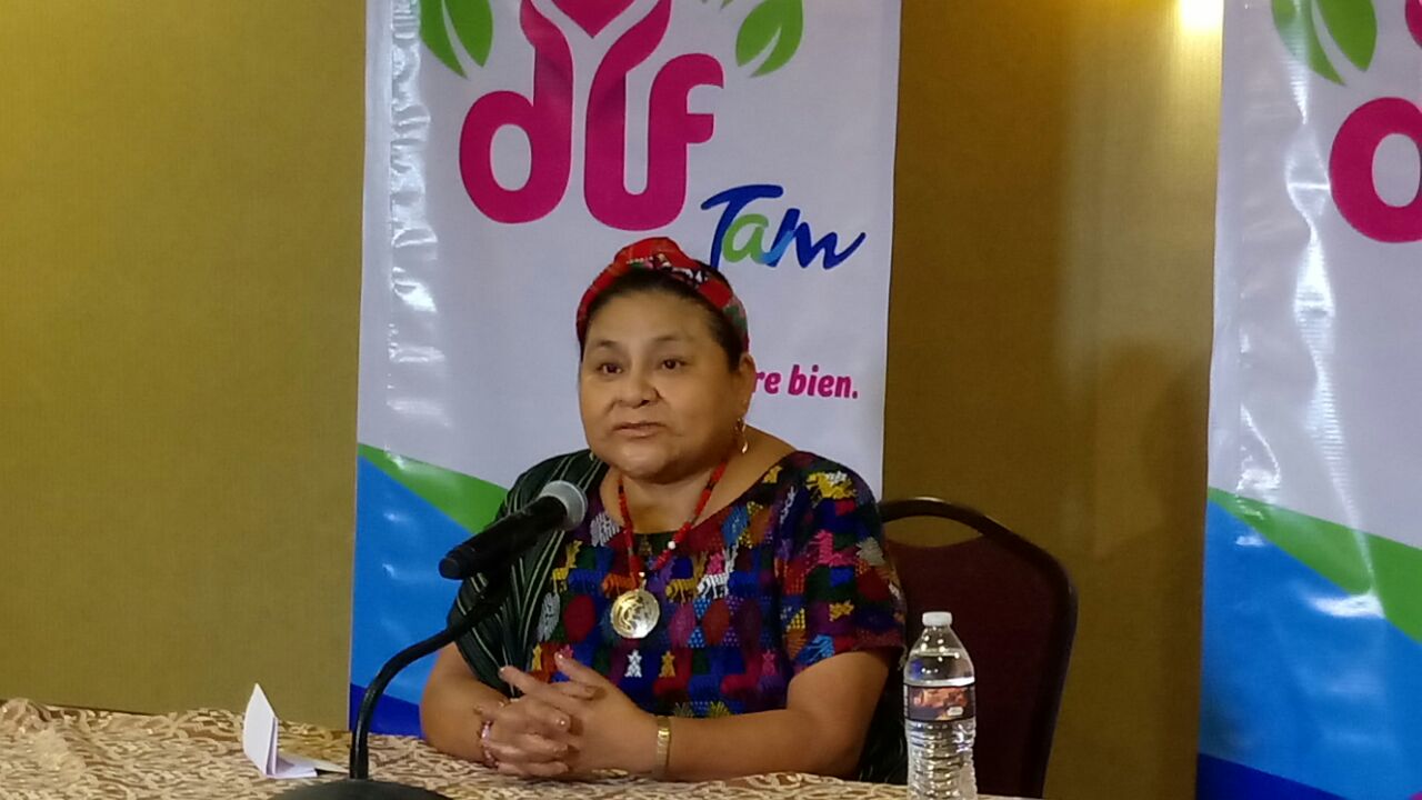 Rigoberta Menchú.
