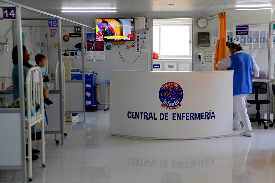 El Hospital Universitario Infantil es el único en la región que cuenta con todas las subespecialidades médicas. 