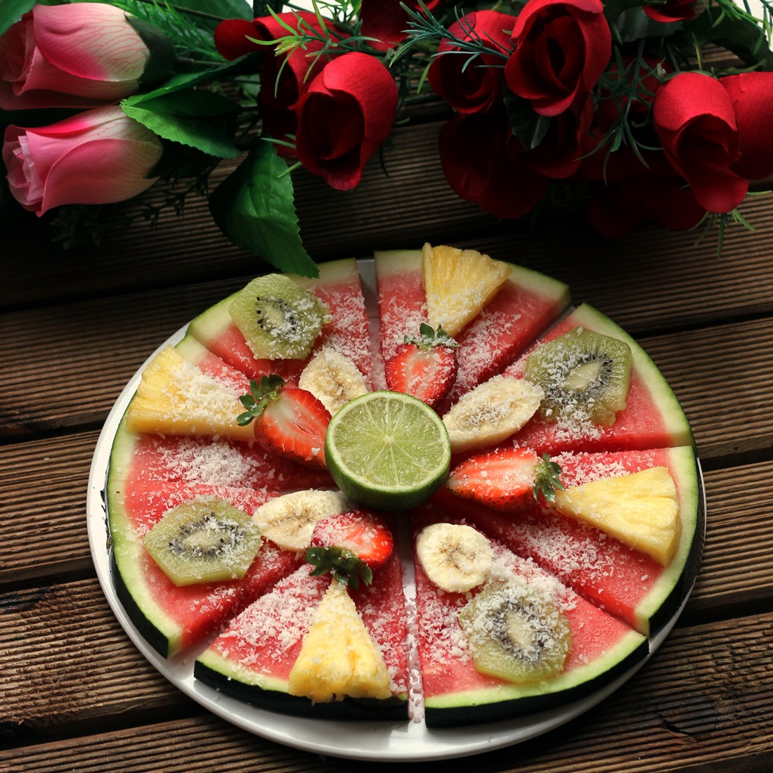 La deliciosa pizza de sandía.