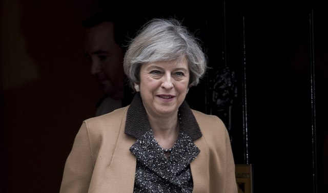La primera ministra británica, Theresa May.