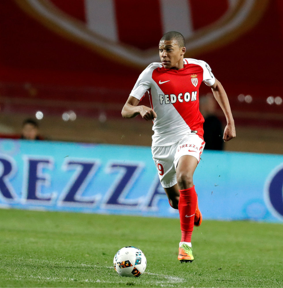 Kylian Mbappé, jugador del Mónaco