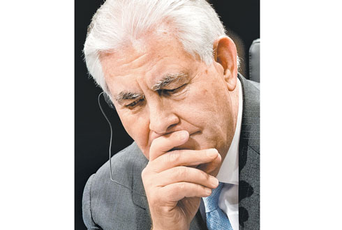 El canciller Rex Tillerson. 