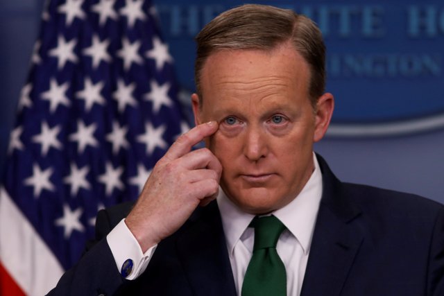 El vocero de la Casa Blanca, Sean Spicer.