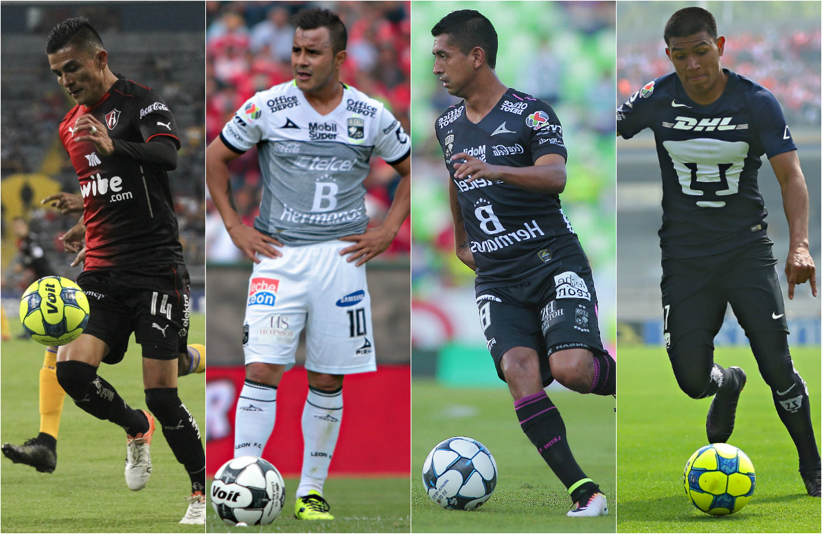 Luis Reyes, Luis Montes, Elías Hernández y Jesús Gallardo