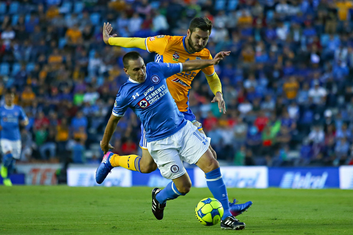 'Chaco' Giménez y André-Pierre Gignac