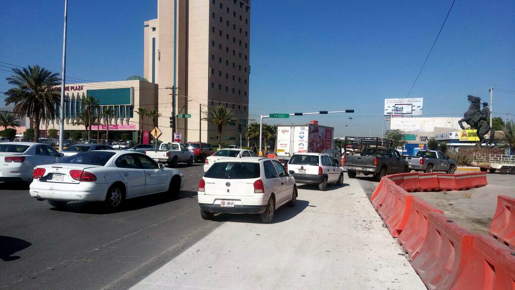 Tránsito de Torreón informó que las obras serán 3 días.