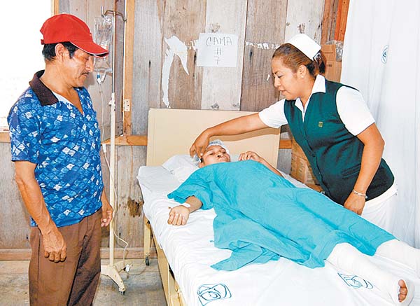 Menor atendido para corregir el problema.