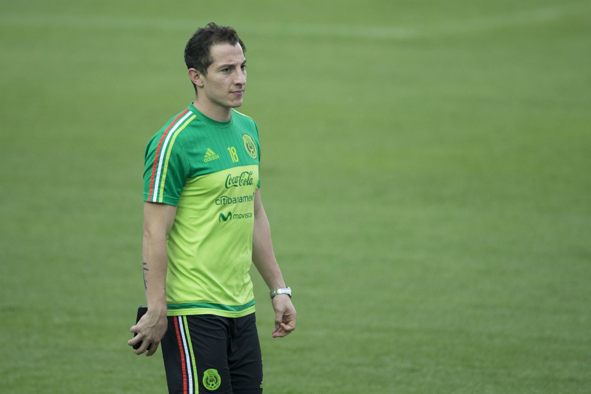 Andrés Guardado, mediocampista de la selección mexicana