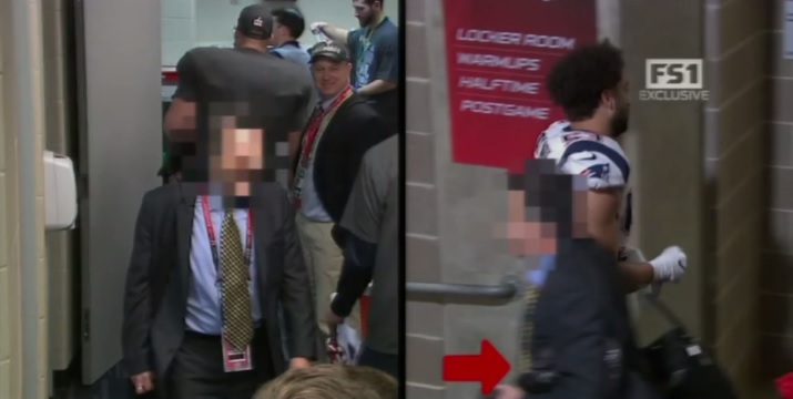 Imagen del presunto sospechoso del robo del jersey de Tom Brady