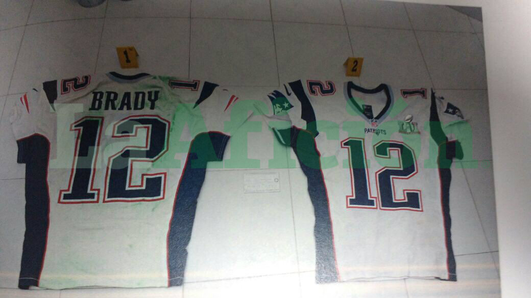 Los jerseys que Ortega entregó a las autoridades 