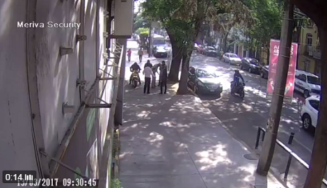 El asalto se efectuó en calles de la colonia Roma. 