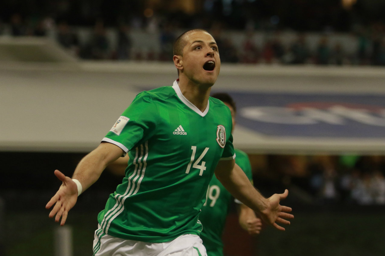 Chicharito iguala a Borgetti con 46 goles